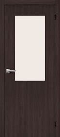 Межкомнатная Дверь с Экошпоном Bravo Браво-7 Wenge Melinga / Magic Fog 800x2000мм (Полотно+Коробка+5 Наличников) / Браво.