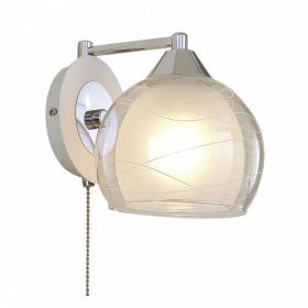 Бра с Выключателем Citilux Буги CL157311 Белое Хром / Ситилюкс.