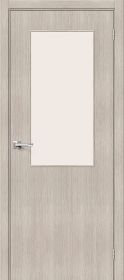 Межкомнатная Дверь с Экошпоном Bravo Браво-7 Cappuccino Melinga / Magic Fog 700x2000мм (Полотно 1шт) / Браво.