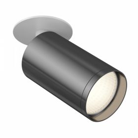 Встраиваемый Светильник Maytoni Technical FOCUS S C049CL-1WGF Белый и Графит, Алюминий.
