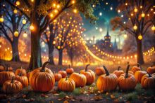 Фон стена "Autumn wall №21"