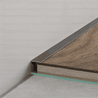 Микроплинтус Respect Standart 7753 антрацит RAL 7037