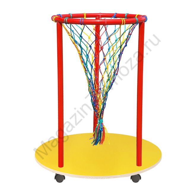 Корзина Детская Для Заброса Мячей "Весёлые Старты"-2