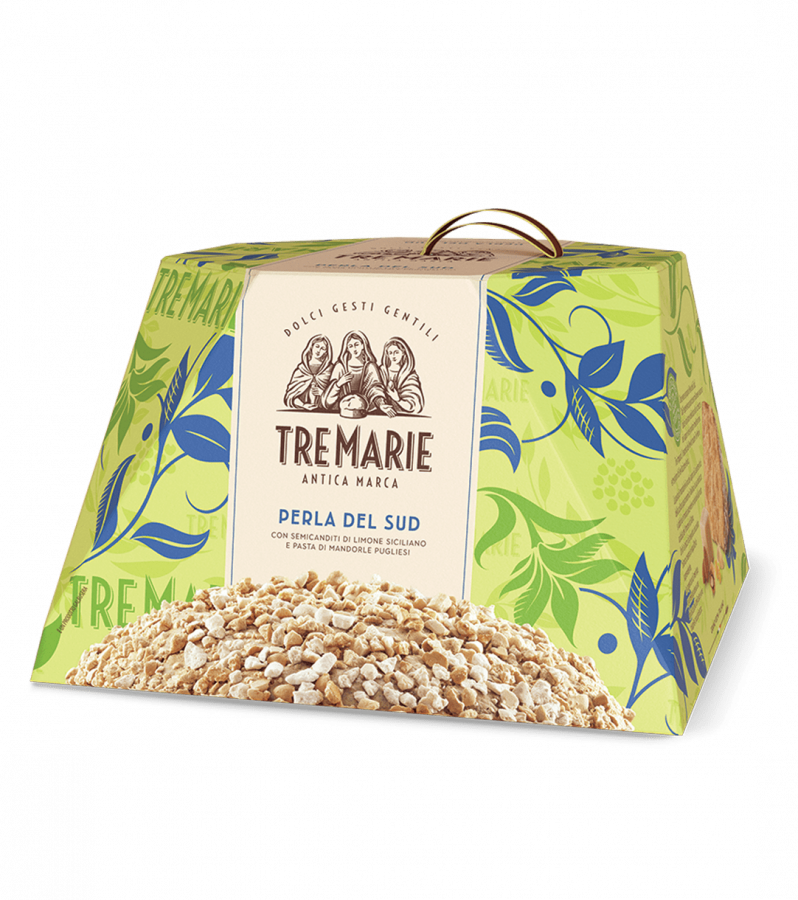 Панеттоне Жемчужина Юга, Tre Marie, 850 г. Panettone Perla del Sud 850 g