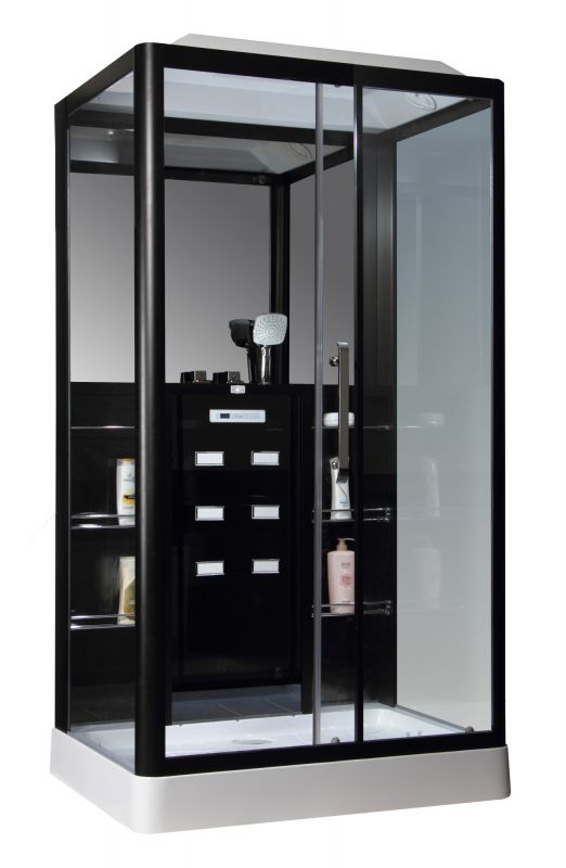 Душевая кабина Loranto CS 129 3A R 90х150 черная
