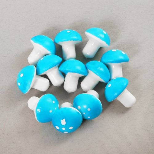 Грибочки голубые 3,5 см