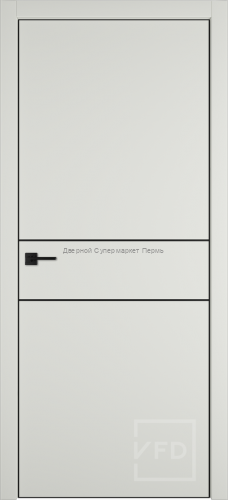 Дверь Urban 2H Antic Loft кромка алюминиевая с 4х сторон и молдинг