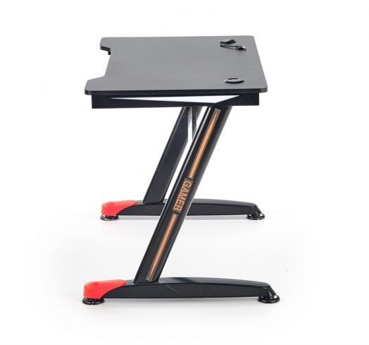 Стол письменный, компьютерный B40 (черно-красный)