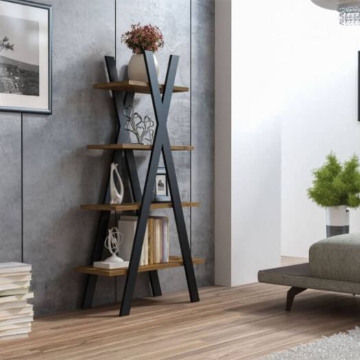 Стеллаж Signal TIPI (дуб вотан/черный)