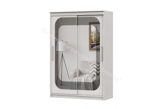 Шкаф-купе №19 (1,5 м) Инфинити Серия 3 Ясень Анкор Светлый