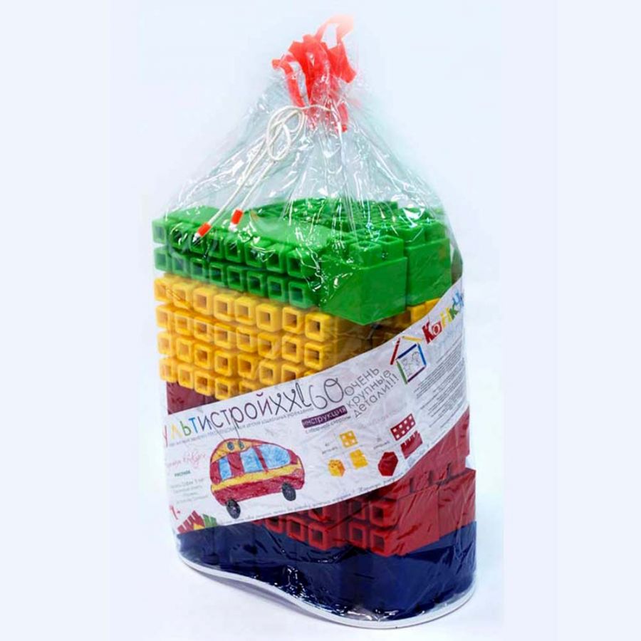 Конструктор Мультистрой XXL / 60 деталей
