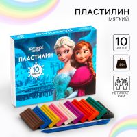 Пластилин 10цв 150г Холодное сердце