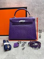 Сумка HERMES KELLY Ostrich страус 28 см золото
