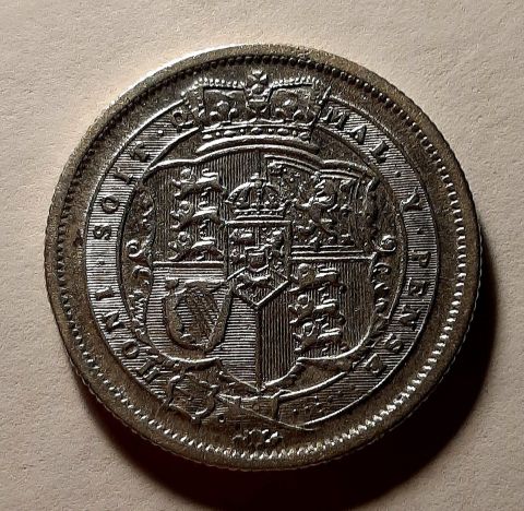 1 шиллинг 1817 Великобритания UNC Георг III