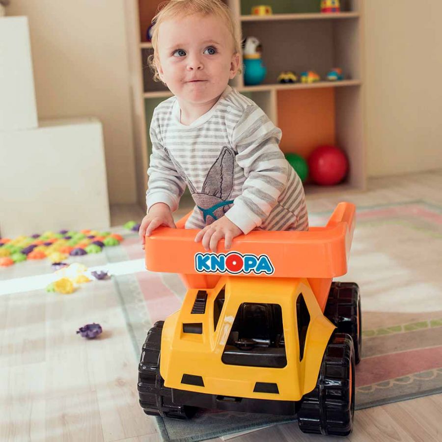 Машина самосвал "Бугай на стройке"  50 см  КНОПА