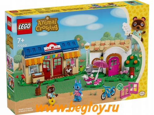 Конструктор LEGO Animal Crossing - Ущелье Нука и дом Рози 77050