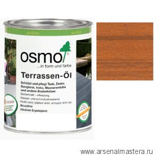 Масло для террас Osmo 006 для бангкирай Натуральный тон 0,75 л Terrassen-Ole для наружных работ Osmo-006-0,75 11500012