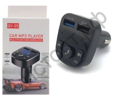 FM модулятор MP3 FM ENERGY POWER QY05, Bluetooth, 2USB, 5V-3.1A