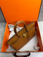 Сумка HERMES Birkin страус 35 см золото