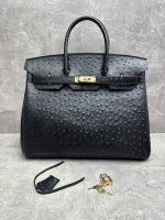 Сумка HERMES Birkin страус 35 см золото