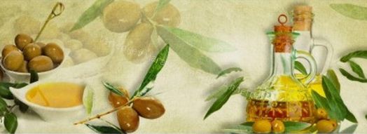 Кухонный фартук sv-819 Оливки 2800 мм