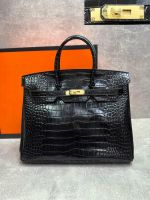 Сумка HERMES Birkin Crocodile 35 см золото