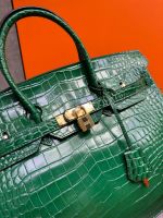 Сумка HERMES Birkin Crocodile 35 см золото
