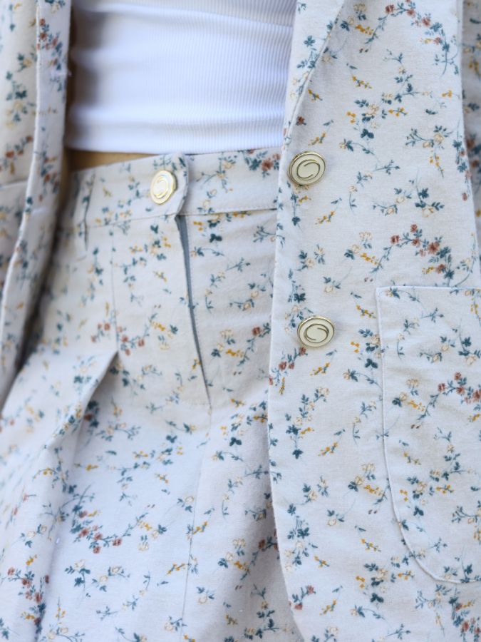 Юбка в складку Сухоцветы