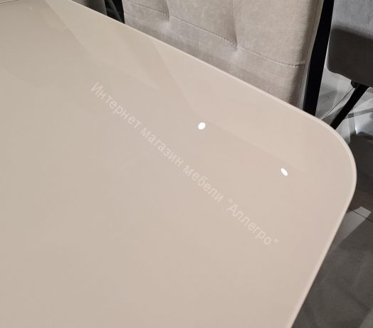 Стол DikLine М15 венге/стекло бежевое optiwhite