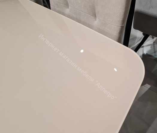 Стол DikLine М40 венге/стекло бежевое optiwhite