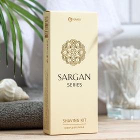 Набор бритвенный "Sargan" (бритва с двумя лезвиями, крем для бритья, 10г.) картон