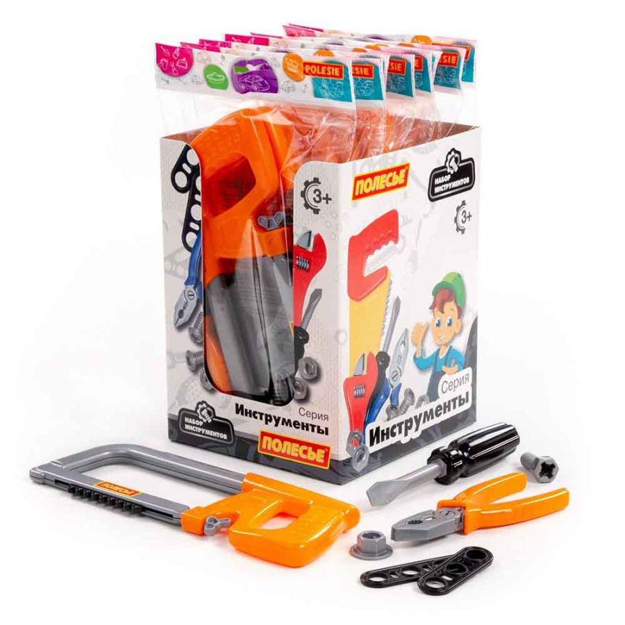 Набор инструментов №39 (7 элементов в пакете) (дисплей) (в дисплее 8 шт)