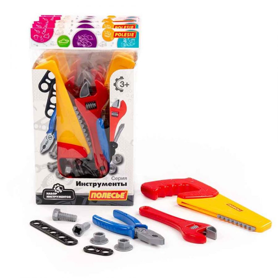 Набор инструментов №38 (9 элементов) (продается дисплеем 12 наборов)