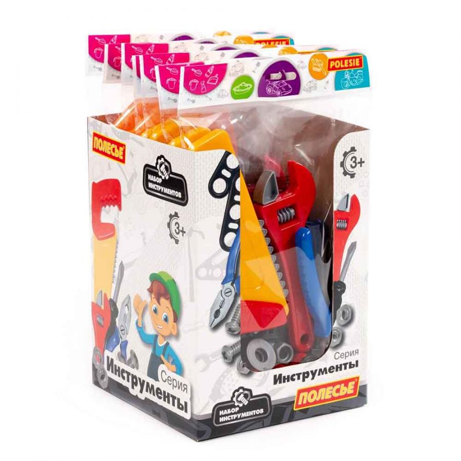 Набор инструментов, в пакете) (дисплей 14 шт в упаковке)