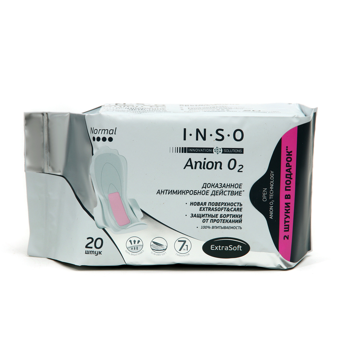 Прокладки «INSO» Anion O2, normal, 20 шт.