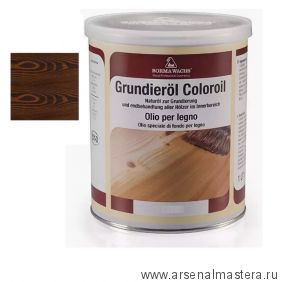 Масляное покрытие для полов и  паркета Grundierol 1 л цвет 16 палисандр для внутренних работ Borma R3910-16