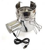 Турбо-печка PS1500 USB "Щепочница"