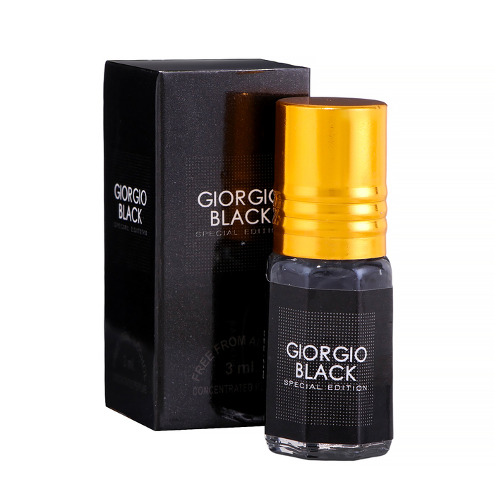 Духи масляные мужские Giorgio Black, 3 мл