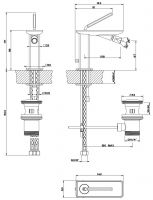 Gessi iSpa смеситель для биде 41207 схема 2