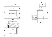 Gessi Rettangolo Диспенсер для жидкого мыла 20813 схема 9