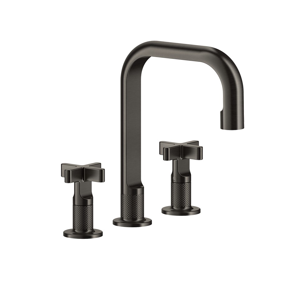 Двухвентильный смеситель для раковины Gessi Inciso + 58114 схема 1