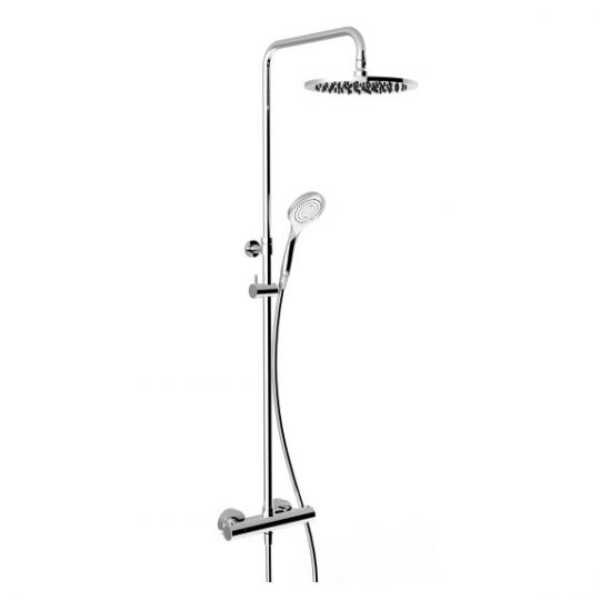 Душевая колонна с круглым тропическим душем Gessi Minimalistic Shower 3517 схема 7