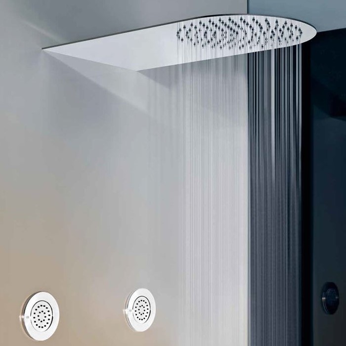 Тропический душ Gessi Tremillimetri 55х30 см 33071 схема 1