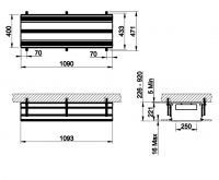 Линейный профиль Gessi 61012 схема 2