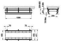 Линейный профиль Gessi 61019 схема 2