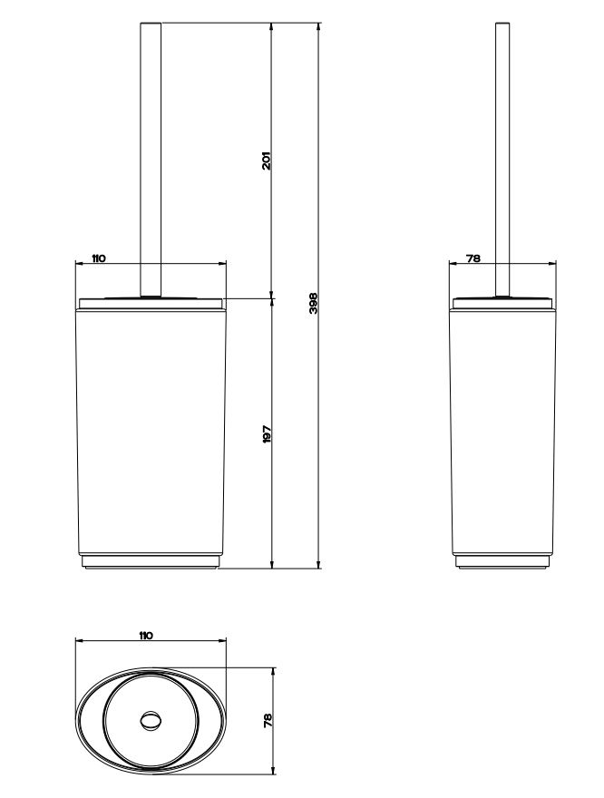 Gessi Ovale Ёршик 25344 схема 3