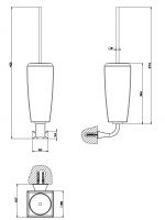 Gessi Mimi Ёршик 33220 схема 3