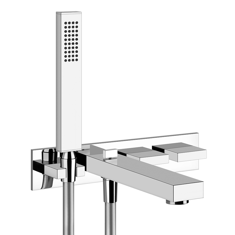 Смеситель Gessi Rettangolo T для ванны/душа 20323 схема 1