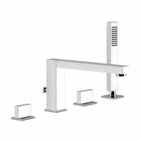 Смеситель для ванны и душа Gessi Rettangolo T 20337 схема 1