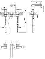 Gessi Eleganza смеситель для раковины 46011 схема 9